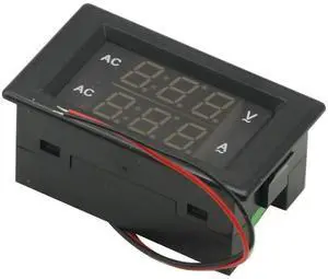 AC 80V-300V 100A Voltmeter Ammeter Green+Red LED Dual Digital Volt Amp Meter Gauge AC 80V-300V 100A Voltmeter Ammeter Green+Red LED Dual Digital Volt Amp Meter Gauge