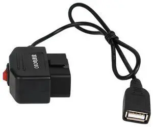 24 Hours Parking Monitoring 5V 3A USB Car Charge Cable OBD Hardwire Kit with Switch Wire for Dash Cam Camcorder Vehicle DVR 24 Hours Parking Monitoring 5V 3A USB Car Charge Cable OBD Hardwire Kit with Switch Wire for Dash Cam Camcorder Vehicle DVR