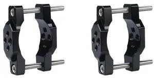 2X Aluminum Alloy 17-54Mm Motorcycle Headlight Bracket Bumper Mount Clamp Auxiliary Spotlight Fog Lamp Holder Accesories 2X Aluminum Alloy 17-54Mm Motorcycle Headlight Bracket Bumper Mount Clamp Auxiliary Spotlight Fog Lamp Holder Accesories