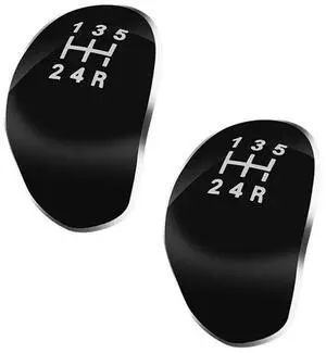 For Ford Focus 2 MK2 FL MK3 MK4 MK7 Fiesta Compatible 2Pcs 5 Speed Manual Car Gear Shift Knob Cap Cover For Ford Focus 2 MK2 FL MK3 MK4 MK7 Fiesta Compatible 2Pcs 5 Speed Manual Car Gear Shift Knob Cap Cover