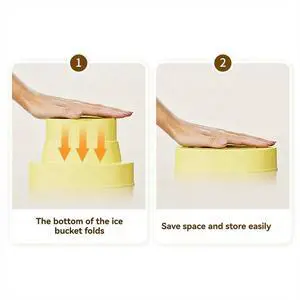 Silicone Telescopic Ice Bucket Folding Silicone Press Homemade Frozen Ice Household Ice Box. Silicone Telescopic Ice Bucket Folding Silicone Press Homemade Frozen Ice Household Ice Box.