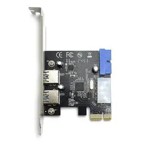 USB 3.0 PCI-E Expansion Card Adapter External 2 Port USB3.0 Hub Internal 20pin Connecter PCI-E Card USB 3.0 PCI-E Expansion Card Adapter External 2 Port USB3.0 Hub Internal 20pin Connecter PCI-E Card