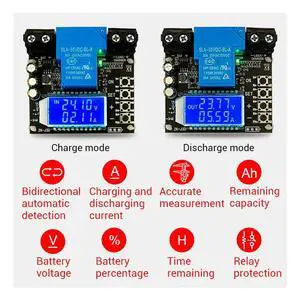 6V-60V 30A LCD Charge Discharge Controller Low Voltage Cut Off Switch Coulometer Voltage Monitor Protection 6V-60V 30A LCD Charge Discharge Controller Low Voltage Cut Off Switch Coulometer Voltage Monitor Protection