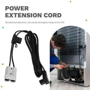 16AWG 50A Wire with Plug for Anderso Plug Power Line Set 2 Pin Plug Refrigerator Charging Cable Lead Extension Cord 16AWG 50A Wire with Plug for Anderso Plug Power Line Set 2 Pin Plug Refrigerator Charging Cable Lead Extension Cord