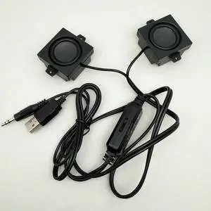 4040 USB mini speaker for PC laptop Paste type 3.5mm audio input plug and play 4040 USB mini speaker for PC laptop Paste type 3.5mm audio input plug and play