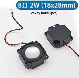 8Ohm 2w cavity horn 28x28mm for Home Full Frequency diy speaker BOX 2pcs 8Ohm 2w cavity horn 28x28mm for Home Full Frequency diy speaker BOX 2pcs