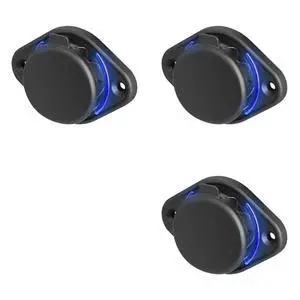 3X 12V 24V Car Boats Motorbike USB Type C Poweradapter Outlet Panel For Car, Motorbike, Bus, Rvs, Boats, And 12/24V 3X 12V 24V Car Boats Motorbike USB Type C Poweradapter Outlet Panel For Car, Motorbike, Bus, Rvs, Boats, And 12/24V