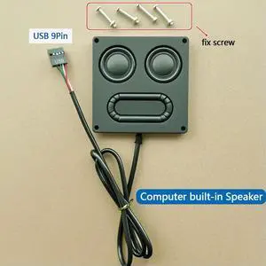 9Pin USB speakers for PC 3Wx2 dual channel with sound card woofer Built in computer speaker 9Pin USB speakers for PC 3Wx2 dual channel with sound card woofer Built in computer speaker