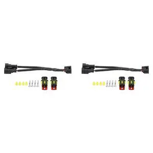 2X Y Splitter Cable Power Outlet Connector For Honda CRF250L CRF300L XL750 Transalp 2023-Up CRF1000L Africa Twin 2X Y Splitter Cable Power Outlet Connector For Honda CRF250L CRF300L XL750 Transalp 2023-Up CRF1000L Africa Twin