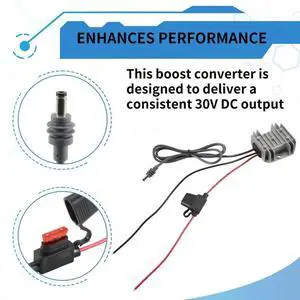 Mini 12V Adapter, DC 12V Power Cord Converter for Starlink Mini Power Supply Step Up to 30V 3.5A Conversion Kit DC Male Mini 12V Adapter, DC 12V Power Cord Converter for Starlink Mini Power Supply Step Up to 30V 3.5A Conversion Kit DC Male