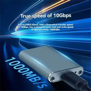M.2 NVMe SSD Enclosure - Aluminum Type C 3.2 Gen2 10Gbps SSD Case M.2 NVMe External Case for 2230 SSD M.2 NVMe SSD Enclosure - Aluminum Type C 3.2 Gen2 10Gbps SSD Case M.2 NVMe External Case for 2230 SSD