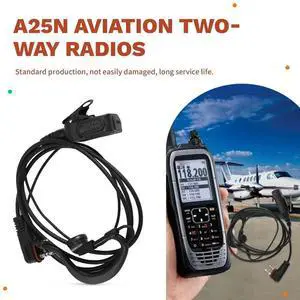 uyuy Walkie Talkie Earhook Headset for ICOM A24, A25CE, A25N Aviation Two-Way Radios Headphones Accessory uyuy Walkie Talkie Earhook Headset for ICOM A24, A25CE, A25N Aviation Two-Way Radios Headphones Accessory