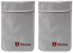 2X Document Case Cash Box Security Waterproof Fireproof Bag 2X Document Case Cash Box Security Waterproof Fireproof Bag
