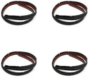 4X Car Front Bonnet Rubber Seal Strip For Toyota Corolla 2007-2013 53395-02030 5339502030 4X Car Front Bonnet Rubber Seal Strip For Toyota Corolla 2007-2013 53395-02030 5339502030