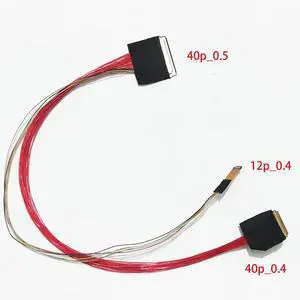 40p 0.5 to 40p 0.4+12p 0.4 dual connector 4K coaxial screen cable EDP cable oppsite backlight separation 20454 40p 0.5 to 40p 0.4+12p 0.4 dual connector 4K coaxial screen cable EDP cable oppsite backlight separation 20454
