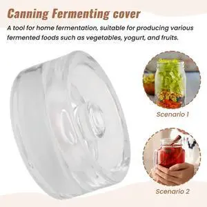 2PCS Fermentation Weights with Grip Handle for Wide Mouth Jar and Canning Fermenting Pickling Canning Fermenting 2PCS Fermentation Weights with Grip Handle for Wide Mouth Jar and Canning Fermenting Pickling Canning Fermenting