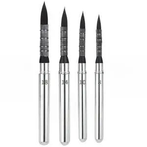 For Art Painting 4Pcs Synthetic Squirrel Hair Watercolor Travel Brushes For Acrylic Paintings For Art Painting 4Pcs Synthetic Squirrel Hair Watercolor Travel Brushes For Acrylic Paintings