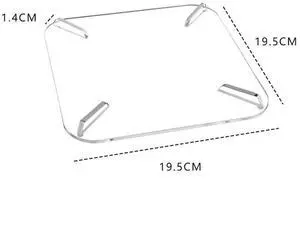 Acrylic Bracket Transparent Desktop Stand Anti-Slip Holder for Mac Mini 2010-2020 M1/M2/Mac Mini M2 Pro Acrylic Bracket Transparent Desktop Stand Anti-Slip Holder for Mac Mini 2010-2020 M1/M2/Mac Mini M2 Pro
