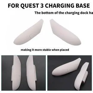 For Quest 3 /3s VR Helmet Charging Base Handle Contact Seat Charging with LED Light Bar Charging Base For Quest 3 /3s VR Helmet Charging Base Handle Contact Seat Charging with LED Light Bar Charging Base
