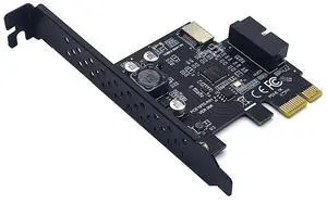 PCI Express 2.0 X1 USB 3.2 Gen1 19Pin + TYPE-E Expansion Card PCIe Front Type-C Adapter Riser Type-E USB3.2 A-KEY 5Gbps Card PCI Express 2.0 X1 USB 3.2 Gen1 19Pin + TYPE-E Expansion Card PCIe Front Type-C Adapter Riser Type-E USB3.2 A-KEY 5Gbps Card