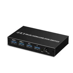 AM-KVM Convertor 201CL 2-in-1 HDMI/USB KVM Switch Support HD 2K*4K 2 Hosts Share 1 Monitor/Keyboard& Mouse Set AM-KVM Convertor 201CL 2-in-1 HDMI/USB KVM Switch Support HD 2K*4K 2 Hosts Share 1 Monitor/Keyboard& Mouse Set