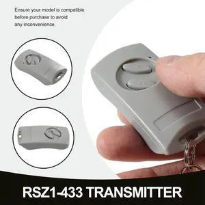 2pack Garage Door Opener Remote Control for EcoStar RSE2-433, RSC2-433, RSZ1-433, Handheld Transmitter 433MHz 2pack Garage Door Opener Remote Control for EcoStar RSE2-433, RSC2-433, RSZ1-433, Handheld Transmitter 433MHz