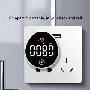 Mini USB Plug-in Carbon Monoxide Alarm Detector CO Gas Detector Air Monitor for Home/Hotel/Travel/Office/RV Mini USB Plug-in Carbon Monoxide Alarm Detector CO Gas Detector Air Monitor for Home/Hotel/Travel/Office/RV