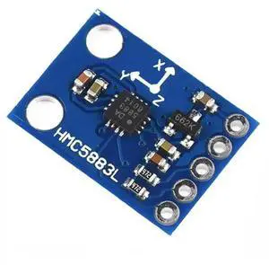 Compass Magnetometer Sensor Module 3V-5V Three Axis Magnetic Field Module Three Axis Magnetic Field Module Compass Magnetometer Sensor Module 3V-5V Three Axis Magnetic Field Module Three Axis Magnetic Field Module