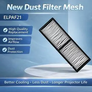ELPAF21 Projector Air Filter For EH-TW2800 EH-TW3000 EH-TW3800 EH-TW5000 EH-TW3700C TW3850C TW4000 ELPAF21 Projector Air Filter For EH-TW2800 EH-TW3000 EH-TW3800 EH-TW5000 EH-TW3700C TW3850C TW4000