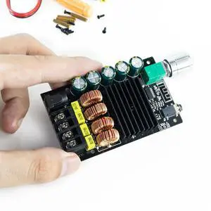 200W Bluetooth 5.0 Amplifier Board TPA3116D2 100W+100W Stereo Dual Channel Amp Board Audio Receiver for Home DIY Speakers 200W Bluetooth 5.0 Amplifier Board TPA3116D2 100W+100W Stereo Dual Channel Amp Board Audio Receiver for Home DIY Speakers