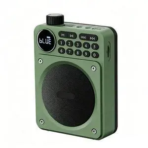 Mini Digital FM Radio HD Display 76-108Mhz Radios Bluetooth 5.3 Speaker Voice Amplifier With USB Slot Mini Digital FM Radio HD Display 76-108Mhz Radios Bluetooth 5.3 Speaker Voice Amplifier With USB Slot