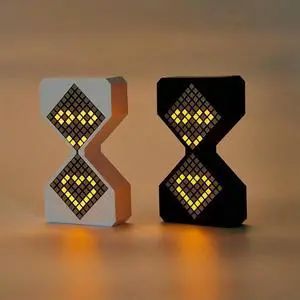 Digital Hourglass Light 1-30 Minute Freely Adjustable Gravity'S Timer Dynamic Flow Cube Led Night Light for Home White Digital Hourglass Light 1-30 Minute Freely Adjustable Gravity'S Timer Dynamic Flow Cube Led Night Light for Home White