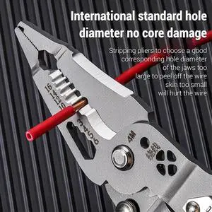 Electrical Pliers, 2026 Upgrade Folding Stylus Screwdriver Wire Stripper,for Cutting and Pulling Wires Cable Electrical Pliers, 2026 Upgrade Folding Stylus Screwdriver Wire Stripper,for Cutting and Pulling Wires Cable