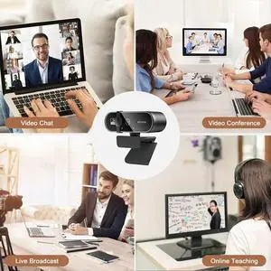 Webcam Video Camera Autofocus Streaming Web Cam with Microphone Full HD Webcams for PC Computer Laptop 4K Webcam Video Camera Autofocus Streaming Web Cam with Microphone Full HD Webcams for PC Computer Laptop 4K