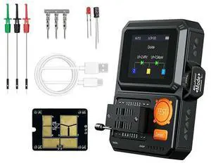 LCR-D2 Transistor Tester Diode Triode Transistor Capacitance Meter Resistance LCR ESR Meter Multifunctional Tester Tool LCR-D2 Transistor Tester Diode Triode Transistor Capacitance Meter Resistance LCR ESR Meter Multifunctional Tester Tool