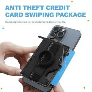 Anti-Fraud Credit Card Holder l Magnetic Card Holder Stand for Business Men'S Phones Anti-Fraud Credit Card Holder l Magnetic Card Holder Stand for Business Men'S Phones