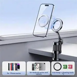 Universal Magnetic Car Phone Holder Mount with Vacuum Suction Adjustable Foldable Compatible with Most Mobile phone Universal Magnetic Car Phone Holder Mount with Vacuum Suction Adjustable Foldable Compatible with Most Mobile phone