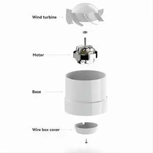 4 Inch in-Line Extractor Fan Low Noise Air Blower Fan Bathroom Kitchen Fan Wind Volume 4 Inch in-Line Extractor Fan Low Noise Air Blower Fan Bathroom Kitchen Fan Wind Volume
