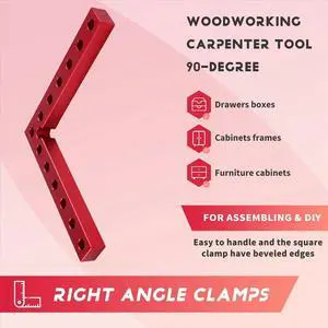 Right Angle Positioning Squares Tool 140mm 90 Degrees L-Type Corner Clamp Fixing Clip Clamping Square Woodworking Tools Right Angle Positioning Squares Tool 140mm 90 Degrees L-Type Corner Clamp Fixing Clip Clamping Square Woodworking Tools