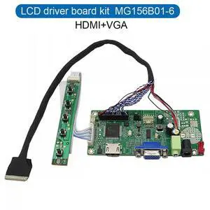 LCD driver board kit for CSOT MG1561B01-6 HDMI+VGA signal in lvds cable+keyboard LCD driver board kit for CSOT MG1561B01-6 HDMI+VGA signal in lvds cable+keyboard