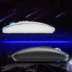 Bluetooth Mouse 2.4G Office Mouse Tablet PC Notebook Dual Mode USB Charging Mouse for Laptop Gray Bluetooth Mouse 2.4G Office Mouse Tablet PC Notebook Dual Mode USB Charging Mouse for Laptop Gray