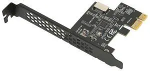 PCIE to USB 3.2 Expansion Card 5Gbps High Speed PCIE X1 to USB3.2 Gen1 TYPE E 20PIN Expansion Card For Desktop Front Type C PCIE to USB 3.2 Expansion Card 5Gbps High Speed PCIE X1 to USB3.2 Gen1 TYPE E 20PIN Expansion Card For Desktop Front Type C