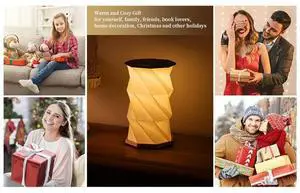 Outdoor Folding Lamp Dimmable Paper Lantern for Camping Tent Night Light Bedroom Decor USB Rechargeable Outdoor Folding Lamp Dimmable Paper Lantern for Camping Tent Night Light Bedroom Decor USB Rechargeable