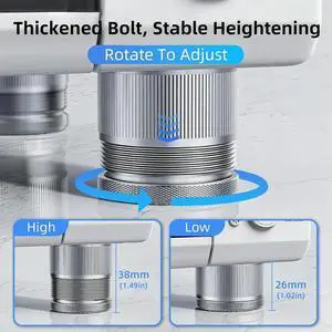 4 Pack Adjustable Microwave Riser Pads Heavy Duty Universal Appliance Feet for Microwave/Oven/Sofa/Furniture 4 Pack Adjustable Microwave Riser Pads Heavy Duty Universal Appliance Feet for Microwave/Oven/Sofa/Furniture