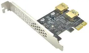 USB 3.2 GEN1 5Gbps PCIE Card PCI Express 2.0 X1 To USB3 Expansion Adapter PCI-E USB Riser Card Gold 2 Port USB3.0 for Desktop PC USB 3.2 GEN1 5Gbps PCIE Card PCI Express 2.0 X1 To USB3 Expansion Adapter PCI-E USB Riser Card Gold 2 Port USB3.0 for Desktop PC