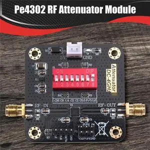 PE4302 Module for Digital RF Attenuator Module High Attenuation Accuracy High Linearity DC-4000MHz 6-Digit Dialing Code PE4302 Module for Digital RF Attenuator Module High Attenuation Accuracy High Linearity DC-4000MHz 6-Digit Dialing Code