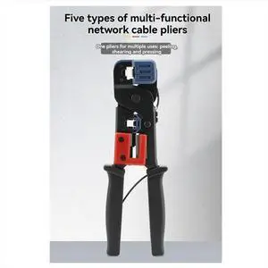 RJ45 RJ11 Crimp Tool with Cable Stripper - RJ45+RJ11 Strip & Crimp Tool - Crimp Tool, TAA (RJ4511TOOL) RJ45 RJ11 Crimp Tool with Cable Stripper - RJ45+RJ11 Strip & Crimp Tool - Crimp Tool, TAA (RJ4511TOOL)
