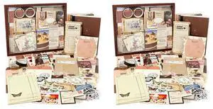 YM-2X Aesthetic Scrapbook Kit,Junk Journal Kit With Journaling/Scrapbooking Supplies, For Teen Girl Kid (Cocoa Brownies) YM-2X Aesthetic Scrapbook Kit,Junk Journal Kit With Journaling/Scrapbooking Supplies, For Teen Girl Kid (Cocoa Brownies)