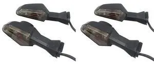 4X Motorcycle Front And Rear Turn Signal Light Indicator Blinker For Kawasaki Ninja 250 300 600 Z1000 ER-6N,B 4X Motorcycle Front And Rear Turn Signal Light Indicator Blinker For Kawasaki Ninja 250 300 600 Z1000 ER-6N,B