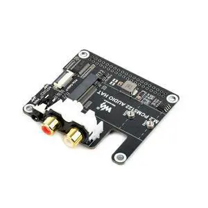 Waveshare M.2 PCM5122 AUDIO HAT,PCIe To M.2 HAT With I2S Audio Extension For Raspberry Pi,Supports NVMe Protocol Solid State Waveshare M.2 PCM5122 AUDIO HAT,PCIe To M.2 HAT With I2S Audio Extension For Raspberry Pi,Supports NVMe Protocol Solid State